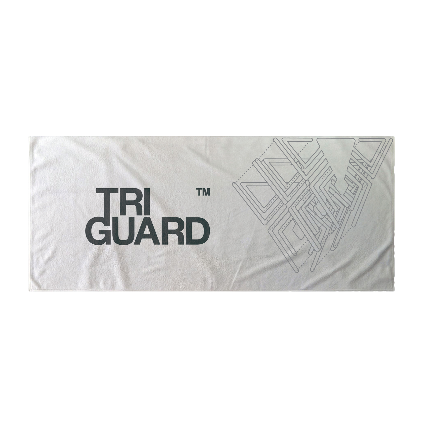Triguard Beach Towel White